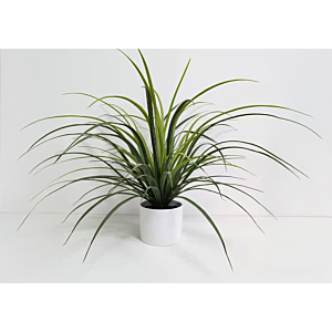 Gladiolus En Pot Artificiel Avec Pot- Blanc