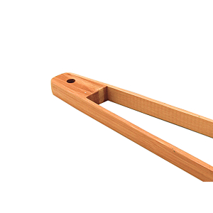 Pince En Bambou 30 Cm - Beige Naturel 