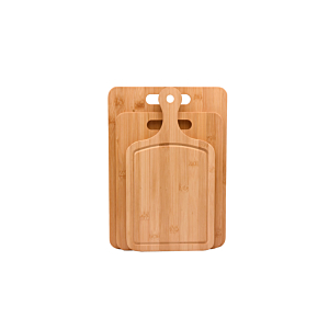 Set De Planches À Découper En Bambou - Beige Naturel Offres Ramadan