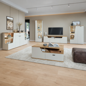 Meuble TV Cut Out 195cm - Chêne Beige