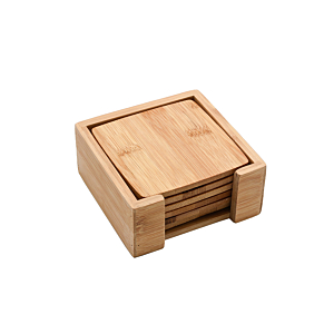 Sous-Verre En Bambou - Beige Naturel Offres Ramadan