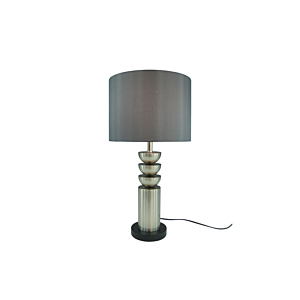 Lampe De Table En Metal 28X54Cm - Argenté Luminaires