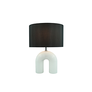 Lampe De Table En Glass 20X33X46Cm - Blanc Luminaires