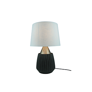 Lampe De Table En Ceramic Metal 30X47Cm - Noir Luminaires
