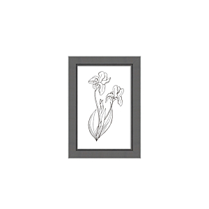 Cadre Photo Retro 10X15Cm - Gris Offres Ramadanesques