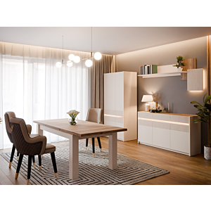 Buffet Haut Oak Squere - Beige