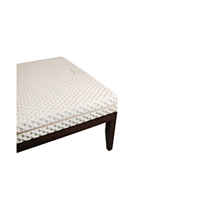 Matelas Oxford Memory 90X200 - Blanc/Beige