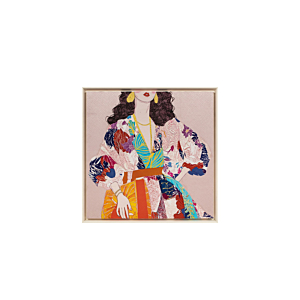 Tableau Femme Avec Cadre - Multicouleur Décoration