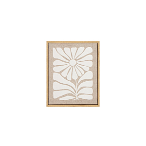 Tableau Floral Avec Cadre - Beige Décorations