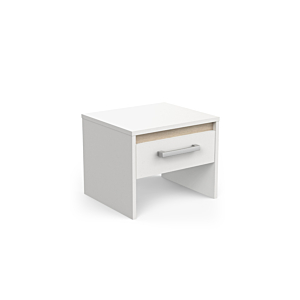 Table De Chevet Watson White - Blanc Déstockage
